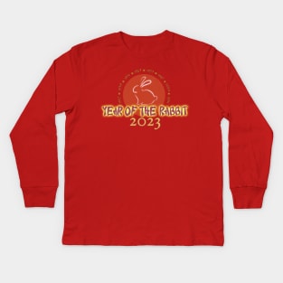 Chinese New Year - Year of the Rabbit 2023 Kids Long Sleeve T-Shirt